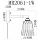 Спот MyFar Natalie MR2061-1W