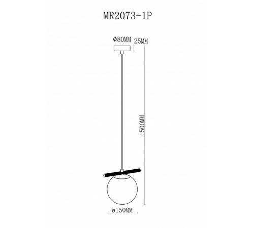 Подвесной светильник Myfar Francis MR2073-1P Подвесной светильник Myfar Francis MR2073-1P