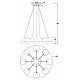 Подвесная люстра Myfar Julian MR2291-8P