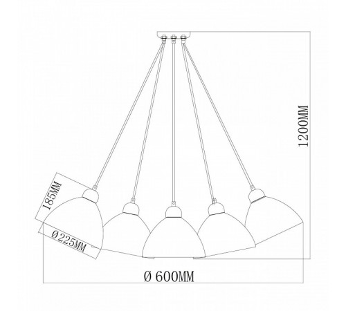 Подвесная люстра MW-Light Улыбка 365014505 Подвесная люстра MW-Light Улыбка 365014505