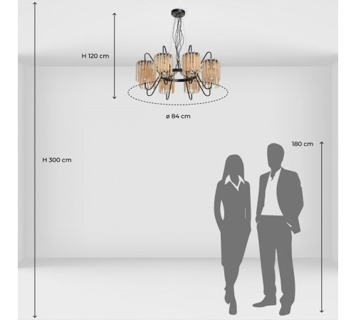 Подвесная люстра MW-Light Лавиния 443010908