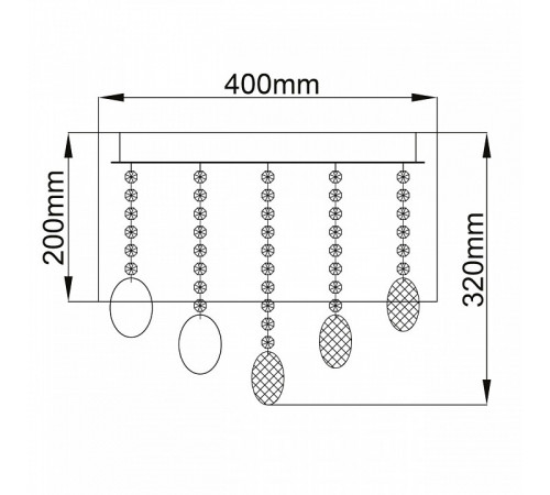 Потолочная люстра MW-Light Жаклин 465011305