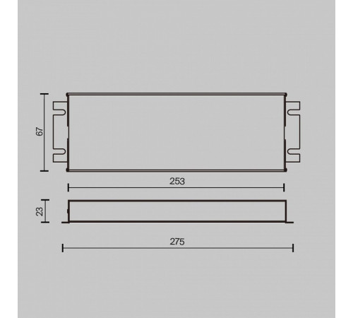 Источник напряжения Maytoni Triac 200Вт DC24В IP67 734004
