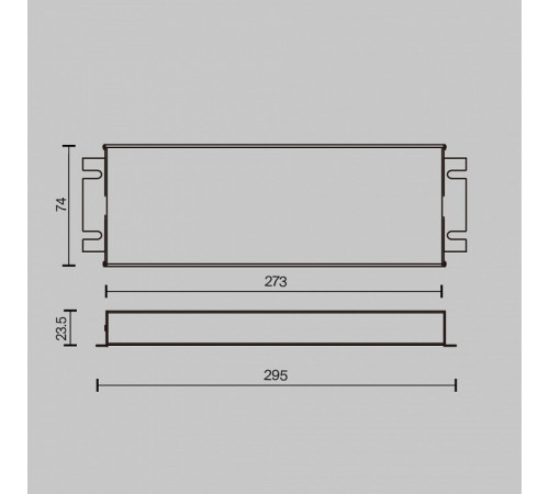 Источник напряжения Maytoni Triac 300Вт DC24В IP67 734005 Источник напряжения Maytoni Triac 300Вт DC24В IP67 734005