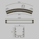 Радиусный профиль Maytoni Led strip ALM-3535R-B-D-45°-0.8M
