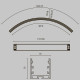 Радиусный профиль Maytoni Led strip ALM-3535R-B-EX-90°-1.5M