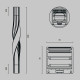 Радиусный профиль Maytoni Led strip ALM-3535R-B-T-180°-0.5M