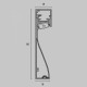 Алюминиевый профиль Maytoni Led strip ALM-8018-B-2M