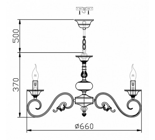 Подвесная люстра Maytoni Perla ARM337-07-R Подвесная люстра Maytoni Perla ARM337-07-R