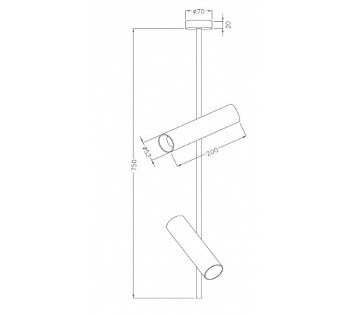 Подвесной светильник Maytoni Elti C021CL-02B Подвесной светильник Maytoni Elti C021CL-02B