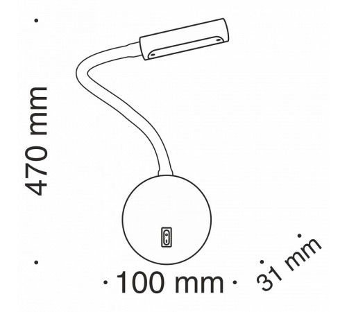 Бра Maytoni Stem C035WL-L3CH3K Бра Maytoni Stem C035WL-L3CH3K