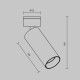Светодиодный спот Maytoni Technical Focus LED C055CL-L12W3K-W-BS