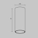 Накладной светильник Maytoni Focus led C056CL-L12W2.7K-W-BS