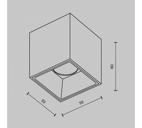 Накладной светильник Maytoni Alfa LED C064CL-5W2.7K-SQ-B Накладной светильник Maytoni Alfa LED C064CL-5W2.7K-SQ-B
