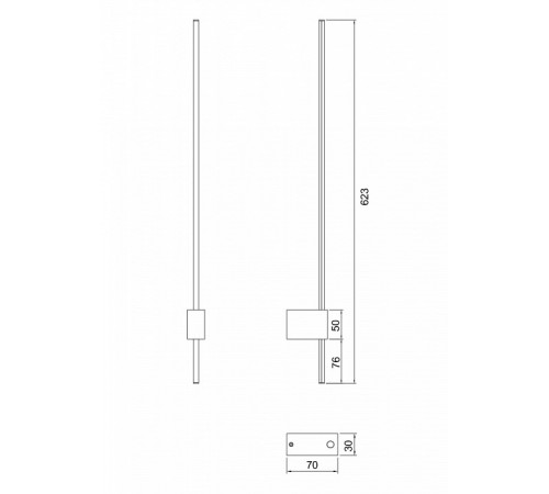 Бра Maytoni Technical Pars C070WL-L6GB3K
