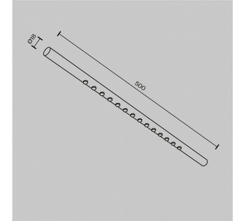 Трековый светильник Maytoni Points C101CL-L500-12W3-6K-B