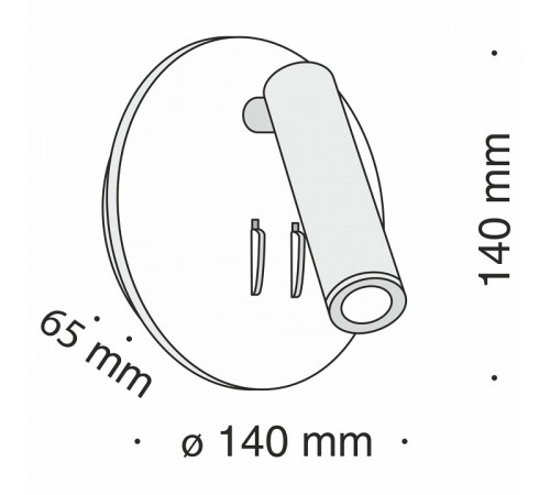 Светодиодный спот Maytoni Ios 176 C176-WL-01-6W-B