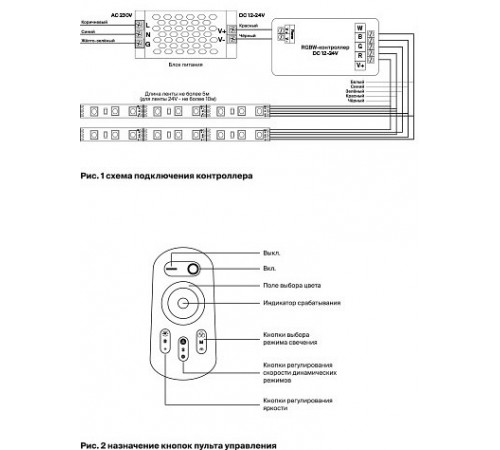Контроллер для RGBW светодиодной ленты Maytoni Technical Led strip CLM003 Контроллер для RGBW светодиодной ленты Maytoni Technical Led strip CLM003
