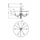 Подвесная люстра Maytoni Talento DIA008PL-06CH