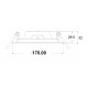 Встраиваемый светодиодный светильник Maytoni Stockton DL016-6-L12W