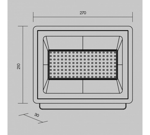 Прожектор Maytoni Flood FL001-L100B6K Прожектор Maytoni Flood FL001-L100B6K