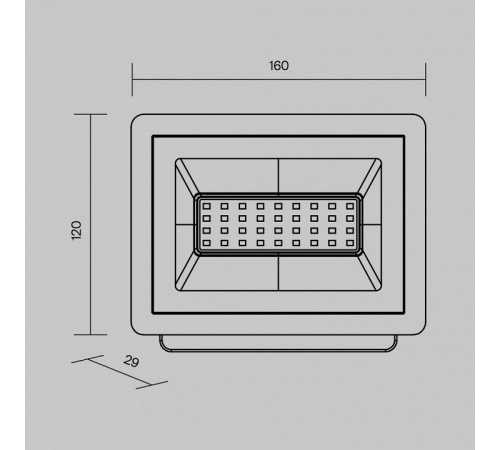 Прожектор Maytoni Flood FL001-L30B6K Прожектор Maytoni Flood FL001-L30B6K