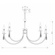 Подвесная люстра Freya Forte FR1006PL-12N