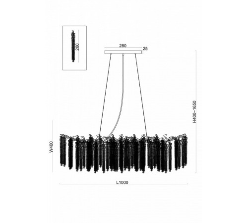 Подвесная люстра Freya Mineral FR1010PL-10G1 Подвесная люстра Freya Mineral FR1010PL-10G1