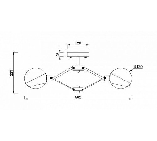 Потолочная люстра Freya Silvia FR5009CL-05CH Потолочная люстра Freya Silvia FR5009CL-05CH