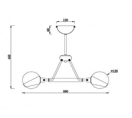 Потолочная люстра Freya Silvia FR5009PL-05B Потолочная люстра Freya Silvia FR5009PL-05B