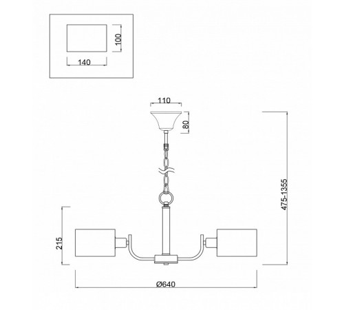 Подвесная люстра Freya Anita FR5012PL-05CH Подвесная люстра Freya Anita FR5012PL-05CH