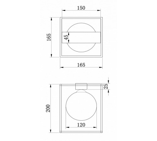 Потолочный светильник Freya Trinity FR5113CL-01G Потолочный светильник Freya Trinity FR5113CL-01G