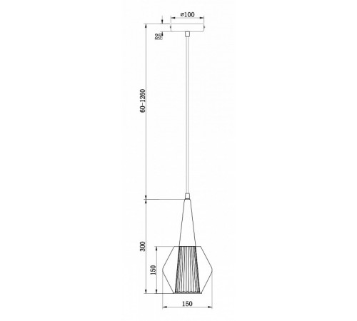 Подвесной светильник Freya Copita FR5133PL-01W Подвесной светильник Freya Copita FR5133PL-01W