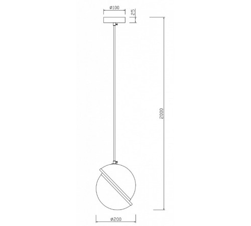 Подвесной светильник Freya Element FR5181PL-01CH Подвесной светильник Freya Element FR5181PL-01CH