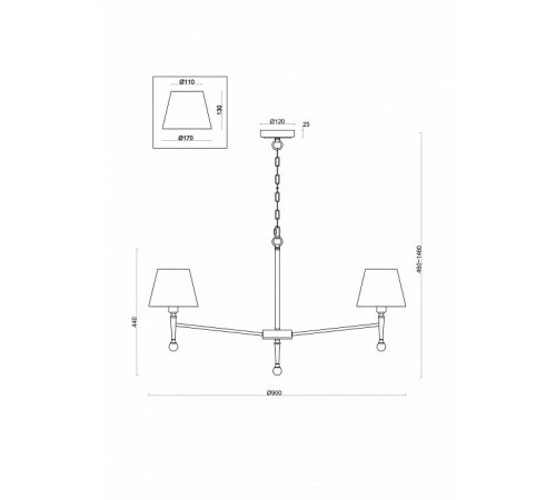 Подвесная люстра Freya Rosemary FR5190PL-07BS1