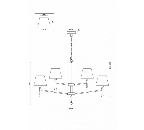 Подвесная люстра Freya Rosemary FR5190PL-12BS1