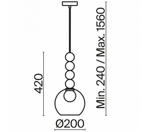 Подвесной светильник Freya Focus FR5220PL-01CH3 Подвесной светильник Freya Focus FR5220PL-01CH3