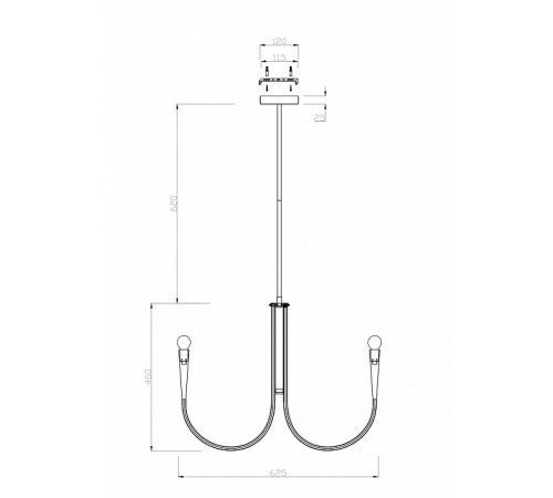 Люстра на штанге Freya Branches FR5253PL-06N Люстра на штанге Freya Branches FR5253PL-06N