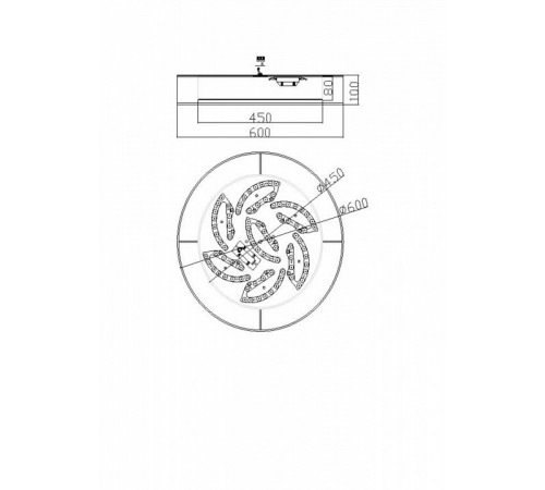 Потолочный светильник Freya Zoticus FR6005CL-L48G