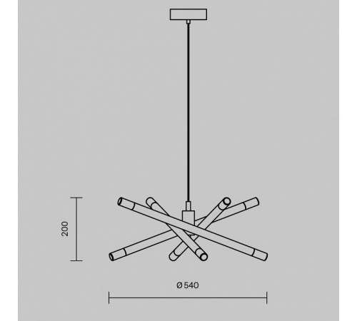 Подвесная люстра Freya Wands FR6130PL-L24B Подвесная люстра Freya Wands FR6130PL-L24B