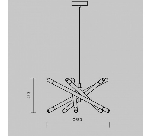 Подвесная люстра Freya Wands FR6130PL-L30B