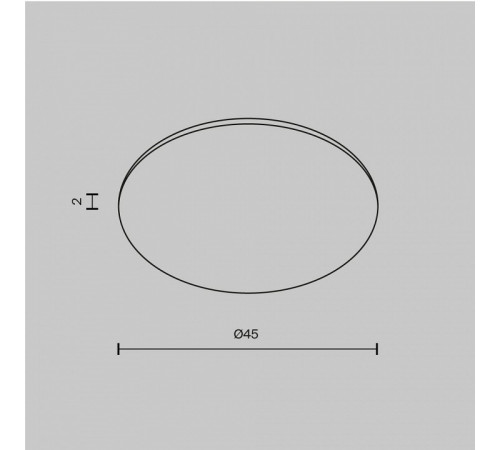 Стекло для пылевлагозащиты Maytoni Dip Glass001-D45 Стекло для пылевлагозащиты Maytoni Dip Glass001-D45