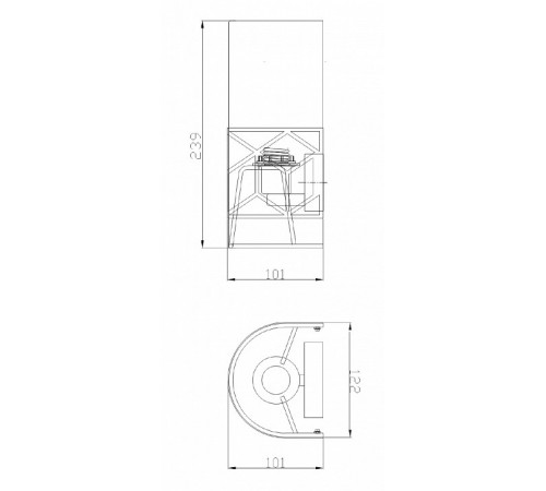 Настенный светильник Maytoni Messina H223-WL-01-G Настенный светильник Maytoni Messina H223-WL-01-G