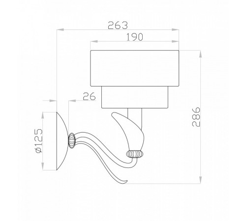 Бра Maytoni Lillian H311-01-G Бра Maytoni Lillian H311-01-G