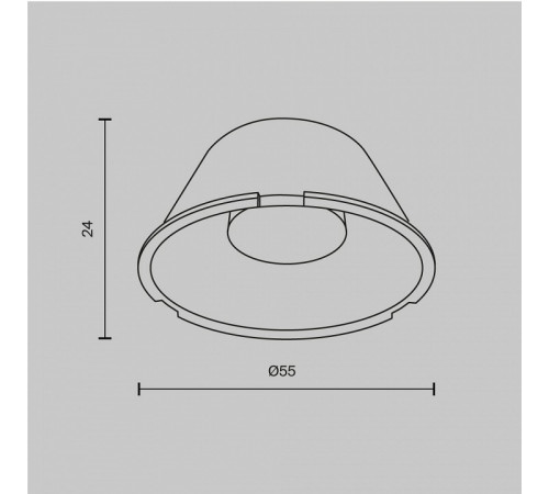 Линза Maytoni Focus Led LensD49-15 Линза Maytoni Focus Led LensD49-15