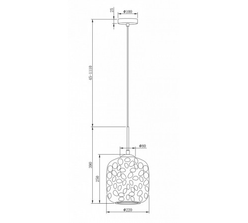 Подвесной светильник Maytoni Dolce MOD001PL-01CFL