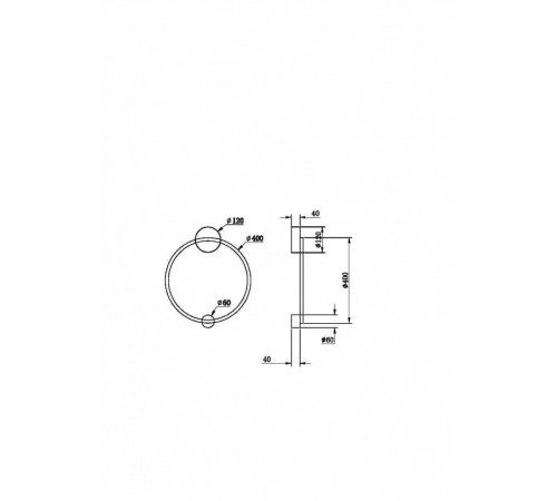 Настенный светильник Maytoni Halo MOD005WL-L24BSK
