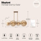 Подвесная люстра Maytoni Aster MOD007PL-08G1