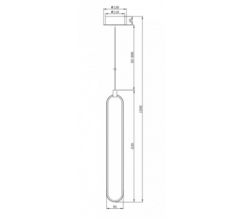 Подвесной светодиодный светильник Maytoni Chain MOD017PL-L13N