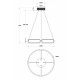 Подвесной светодиодный светильник Maytoni Chain MOD017PL-L50N